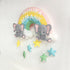 Two Little Elephants Personalised Name Hanging